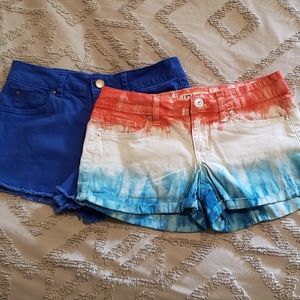 Bundle of Colored Denim Shorts Sz. 5
